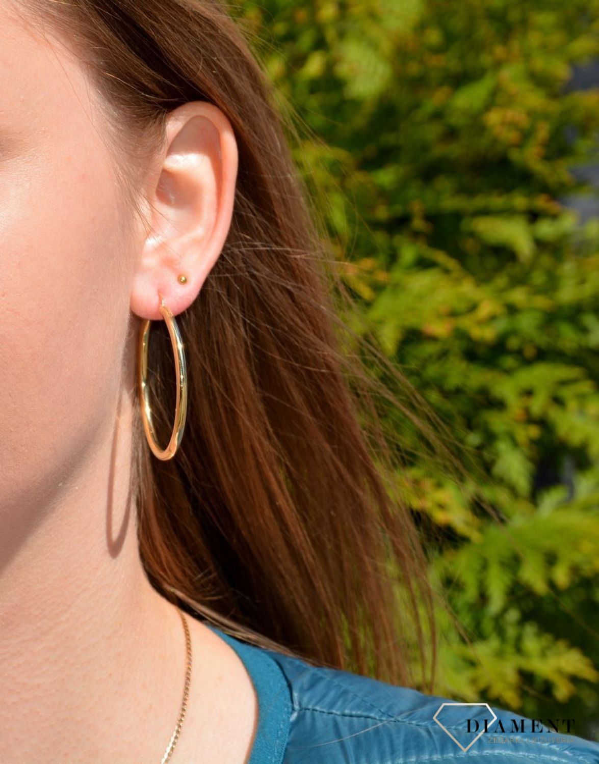 Złote kolczyki koła 585 4cm KL 691D.jpg